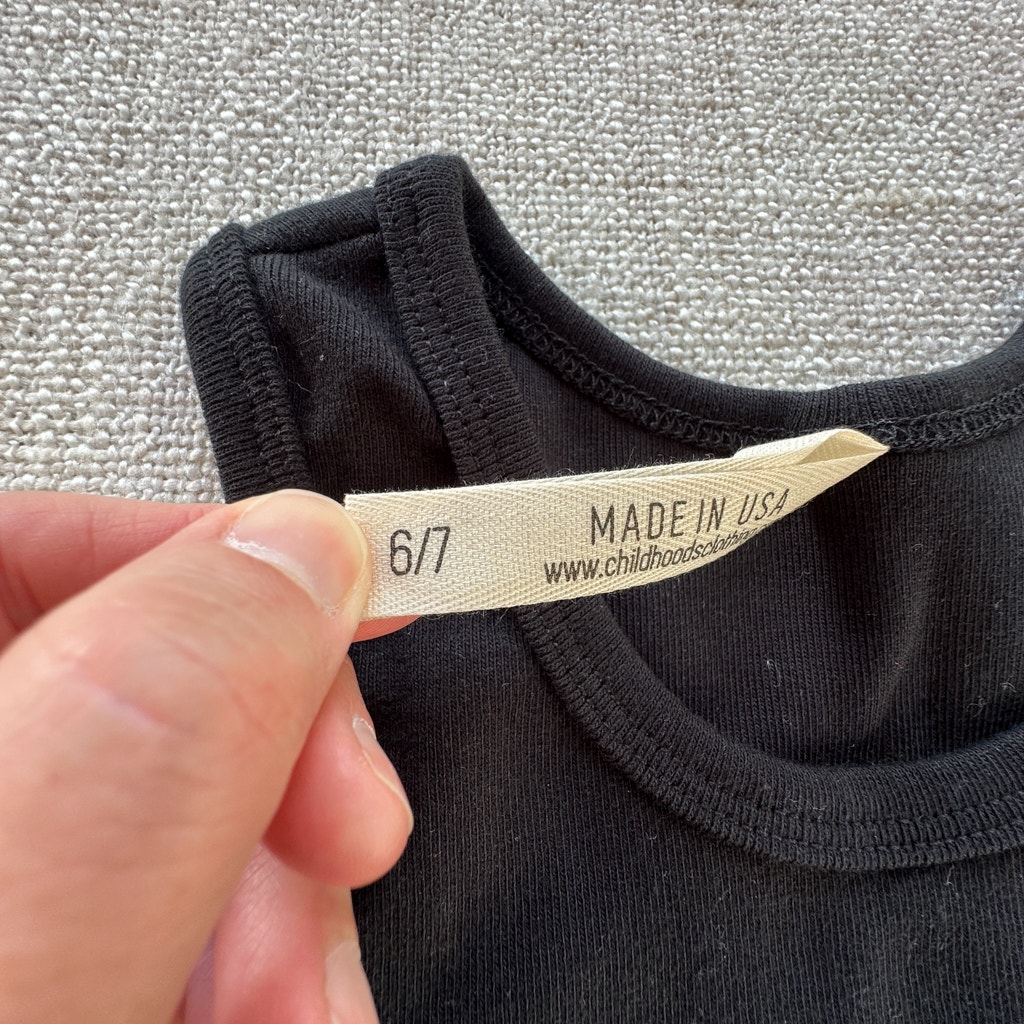Childhoods Black Tank Top Euc 6/7 — image 3 of 4